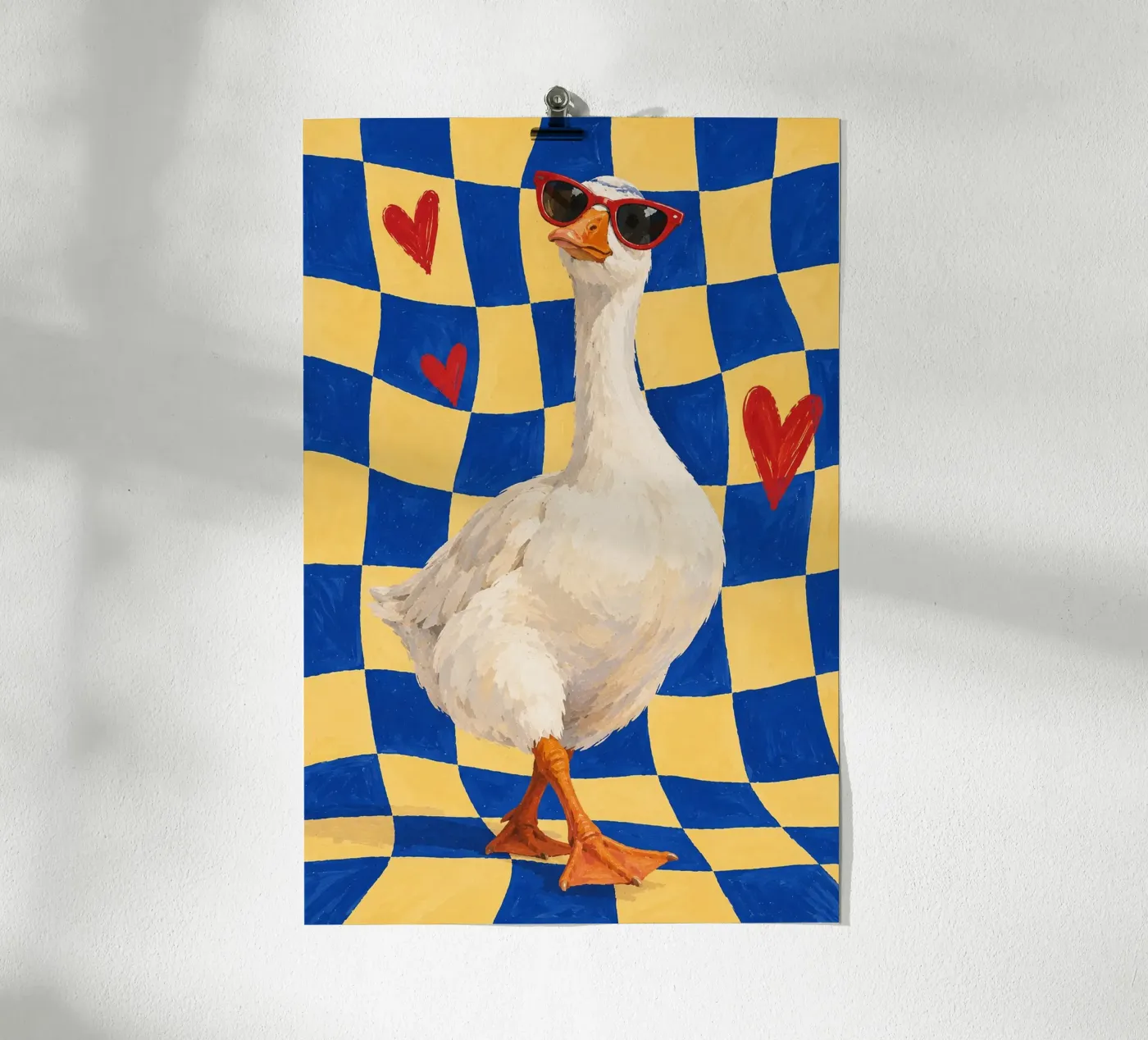 dancing Gans poster van Alina