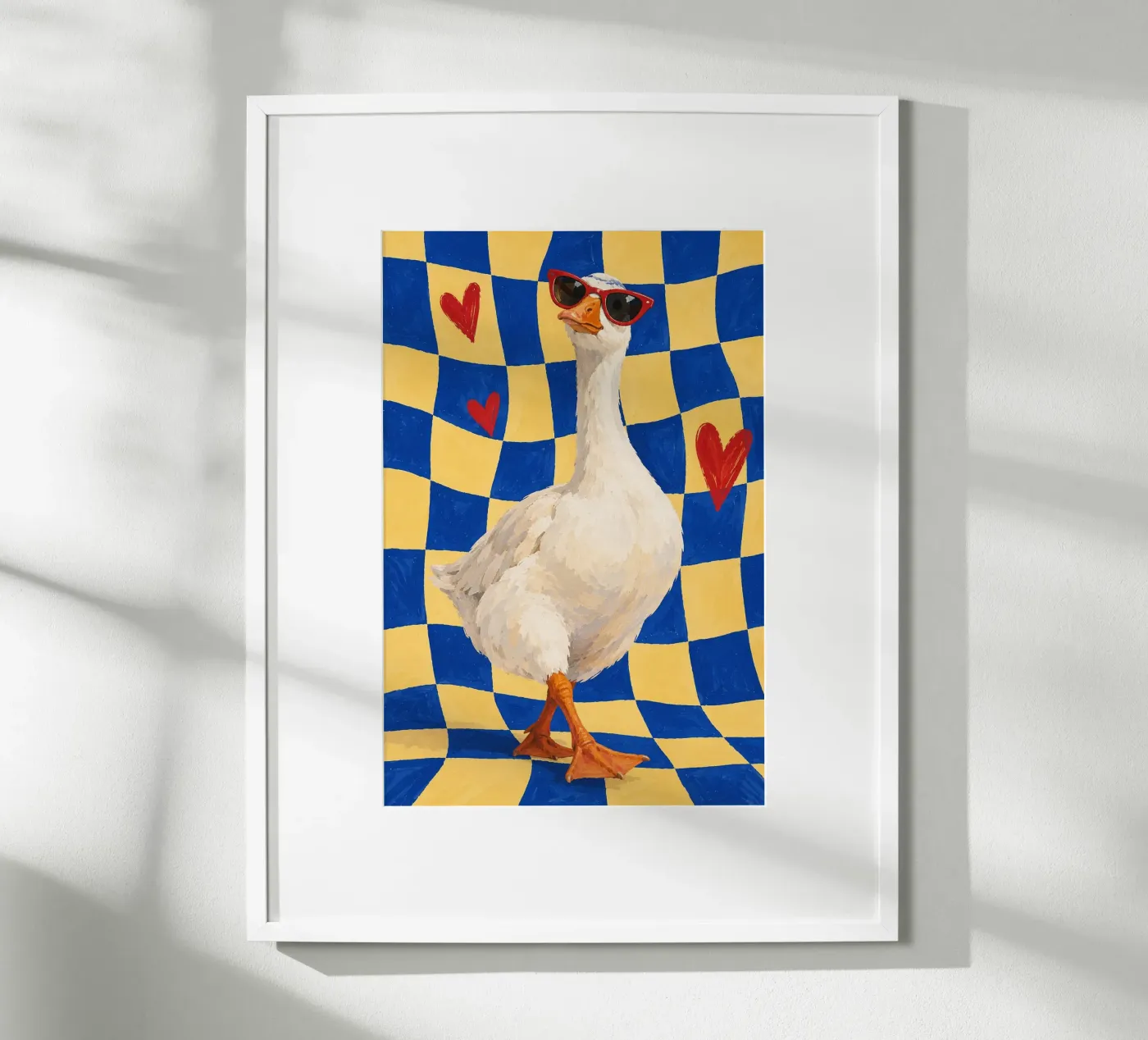 dancing Gans poster van Alina