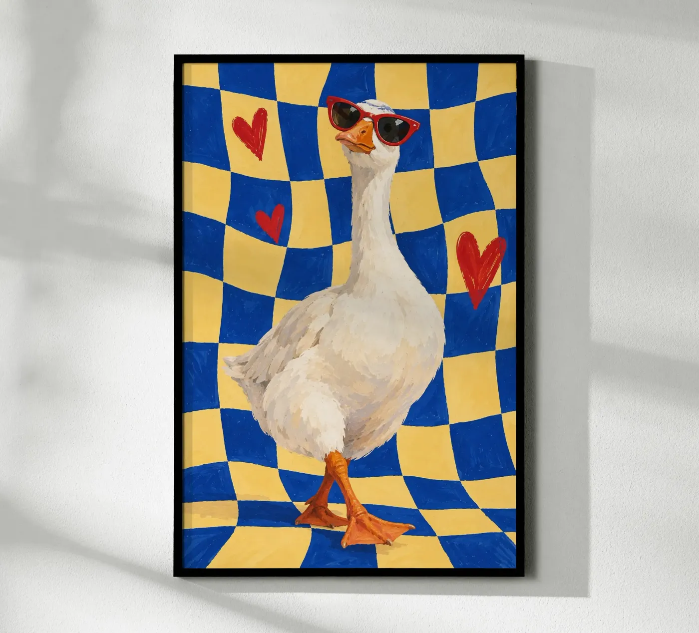 dancing Gans poster van Alina