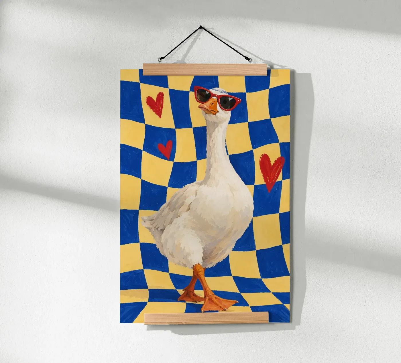 dancing Gans poster van Alina