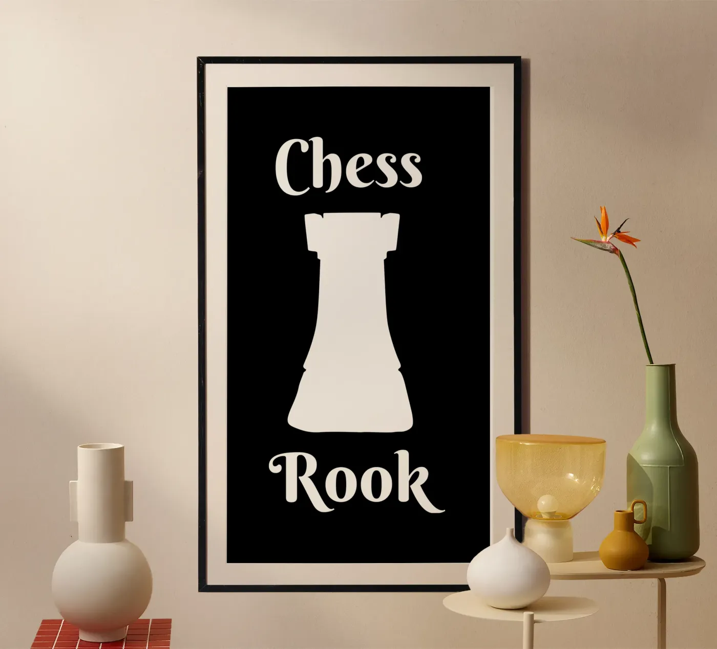 Chess rook piece poster da happieeagle