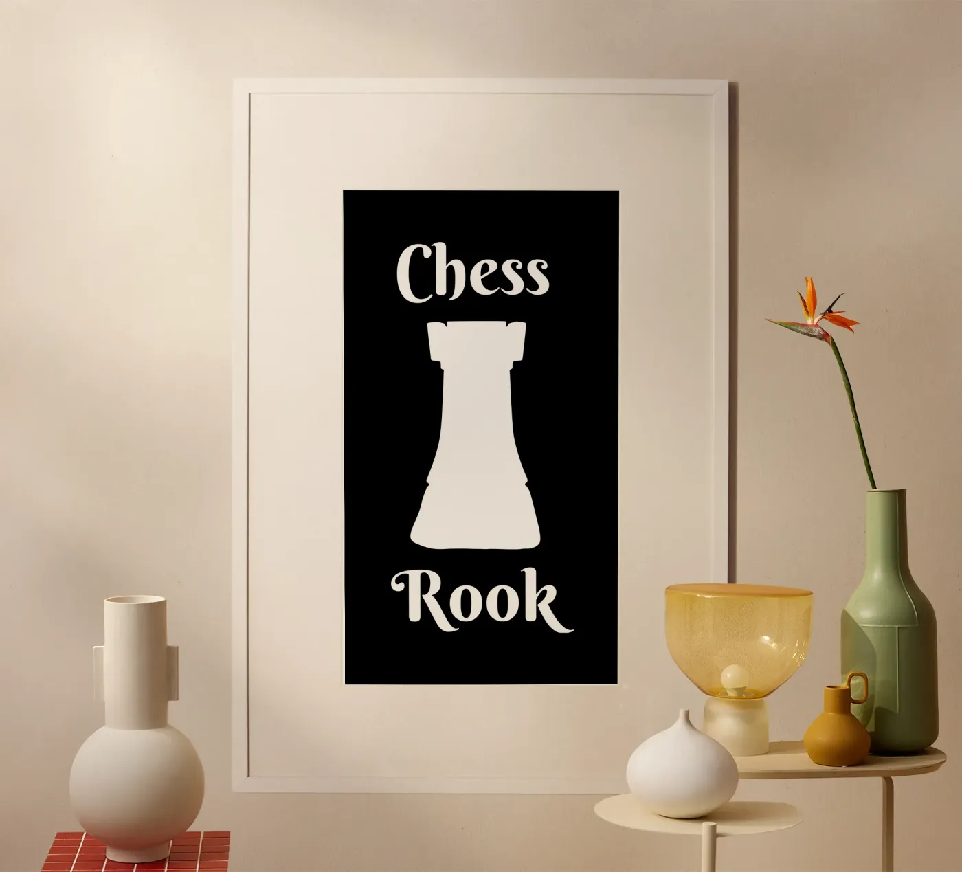 Chess rook piece poster da happieeagle