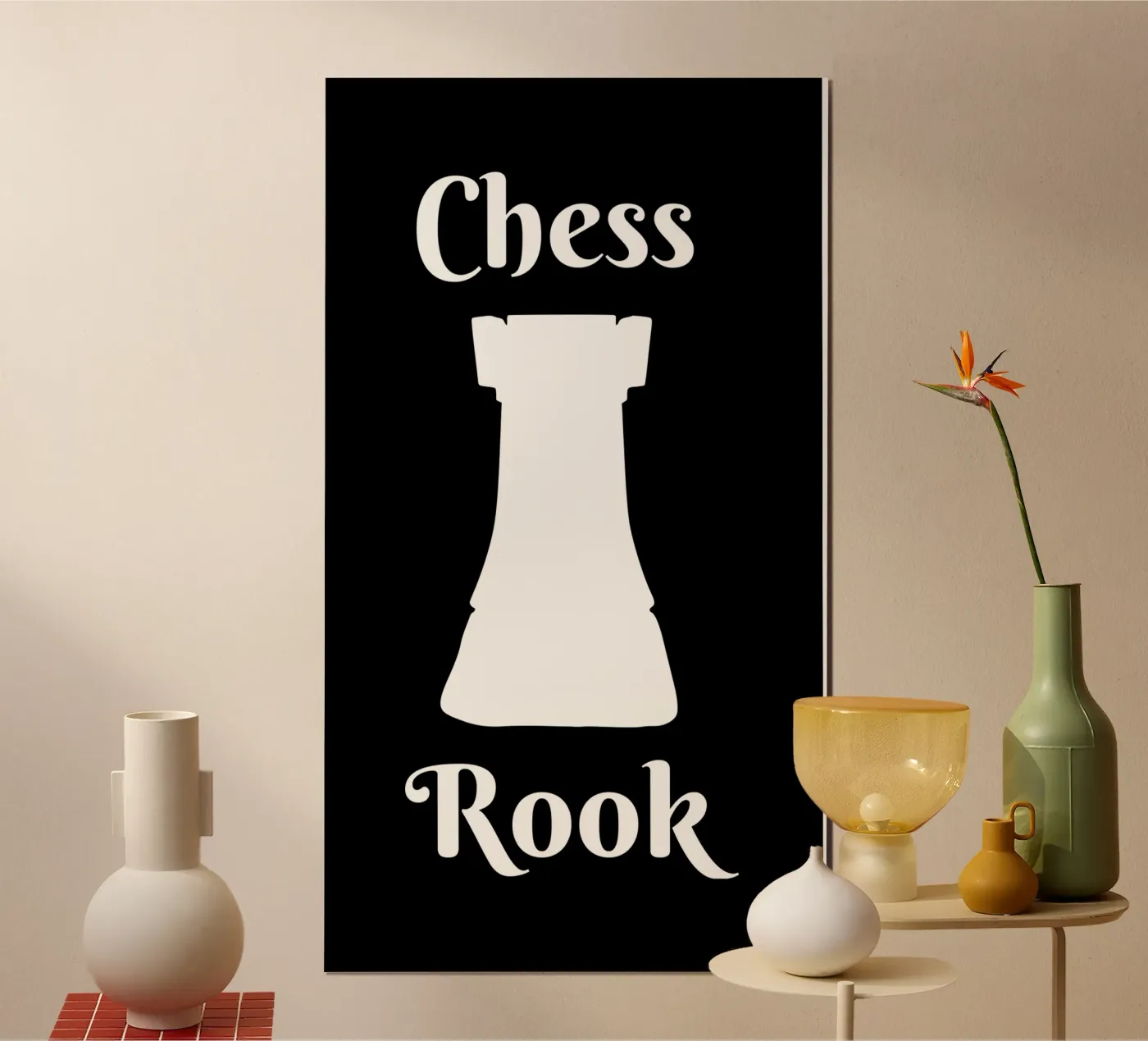 Chess rook piece poster da happieeagle