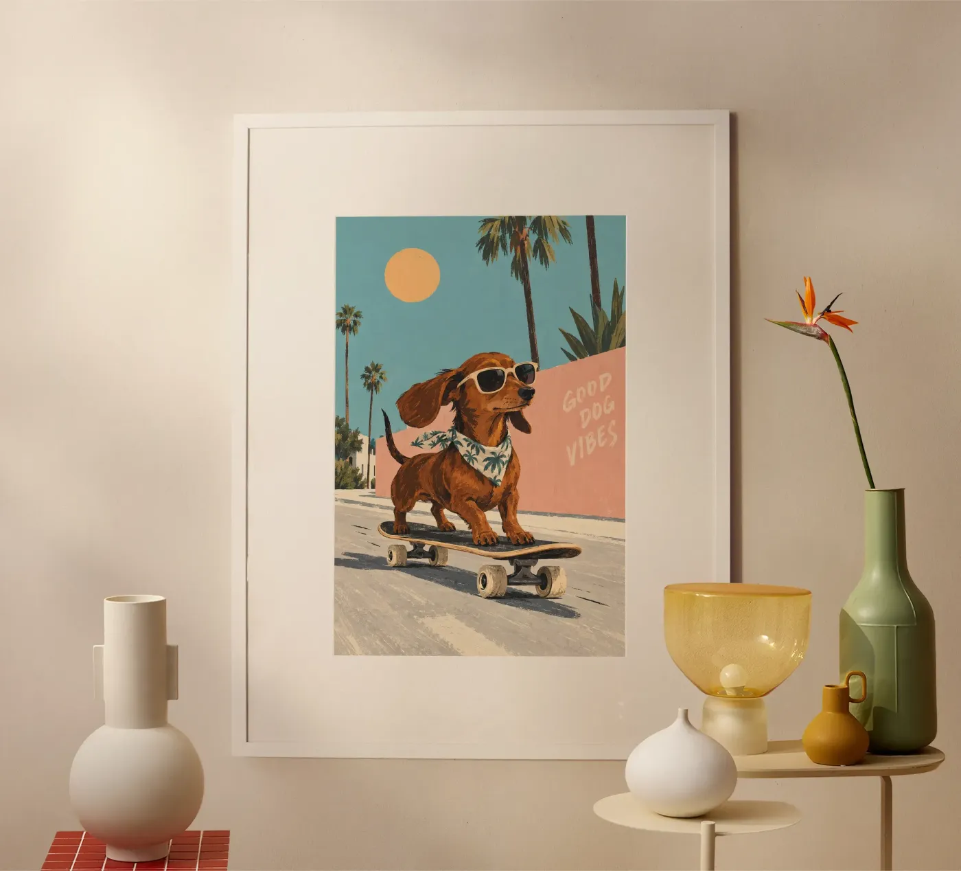 skate dackel poster da Alina