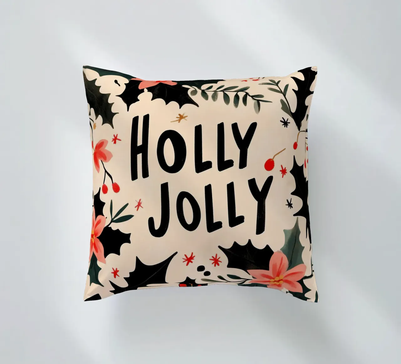 Holly Jolly No 1 cuscino da treechild