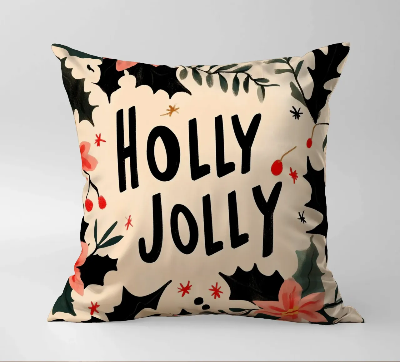 Holly Jolly No 1 cuscino da treechild