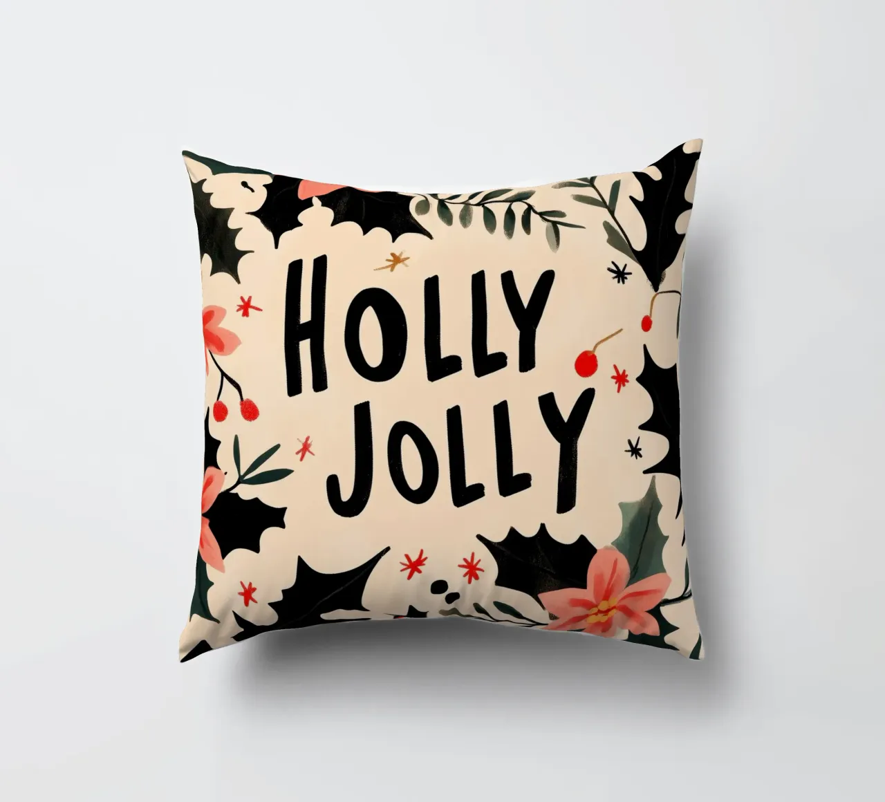 Holly Jolly No 1 cuscino da treechild