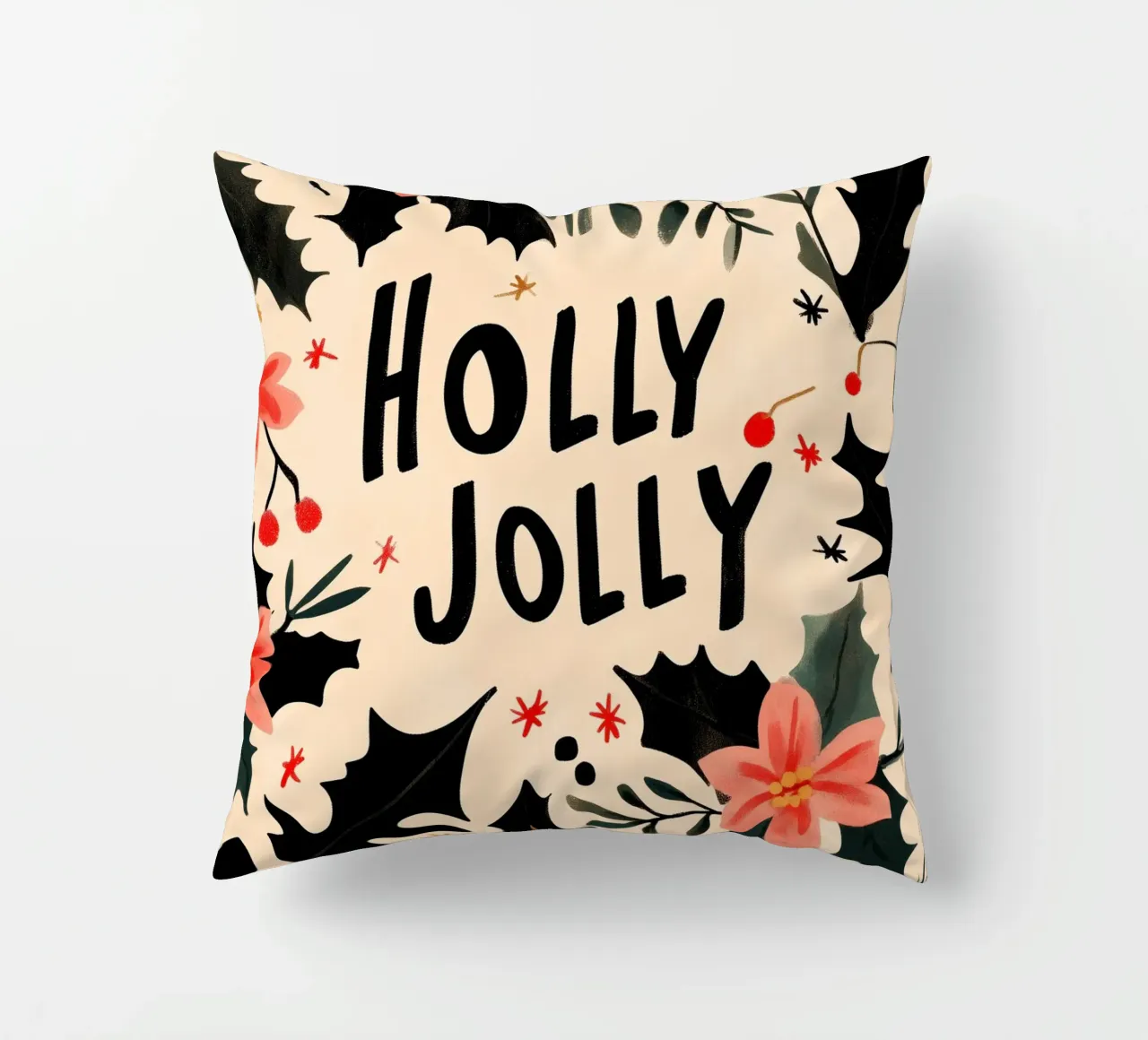 Holly Jolly No 1 cuscino da treechild