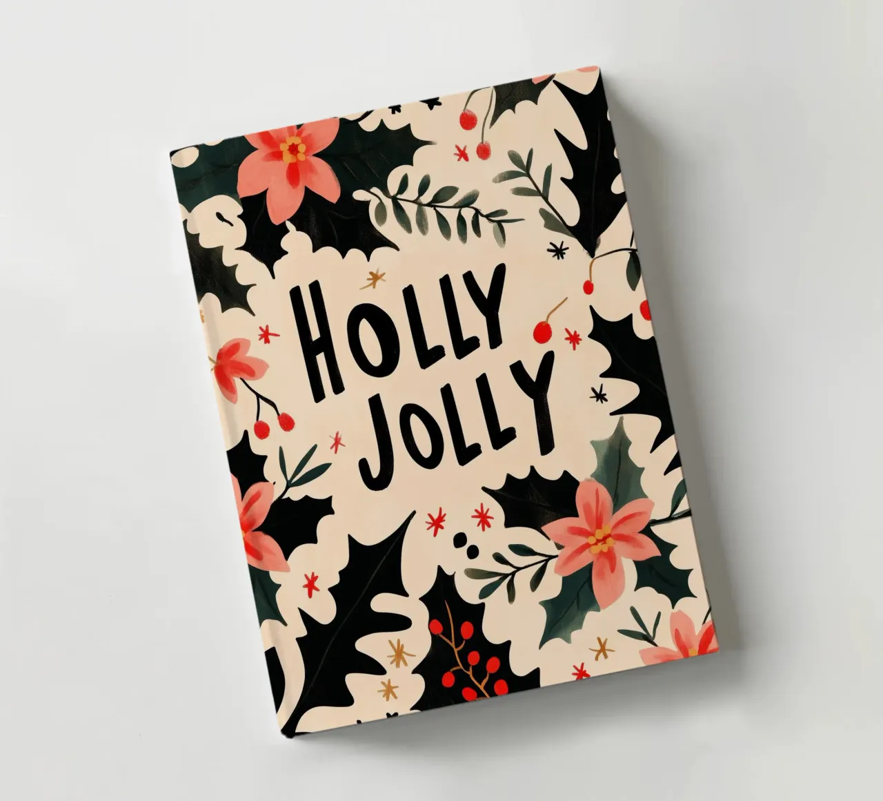 Holly Jolly No 1 notebook by treechild