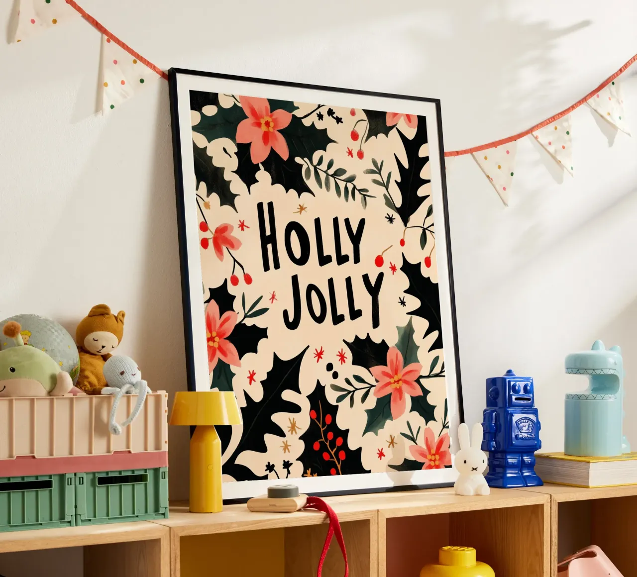 Holly Jolly No 1 carta hahnemühle da treechild