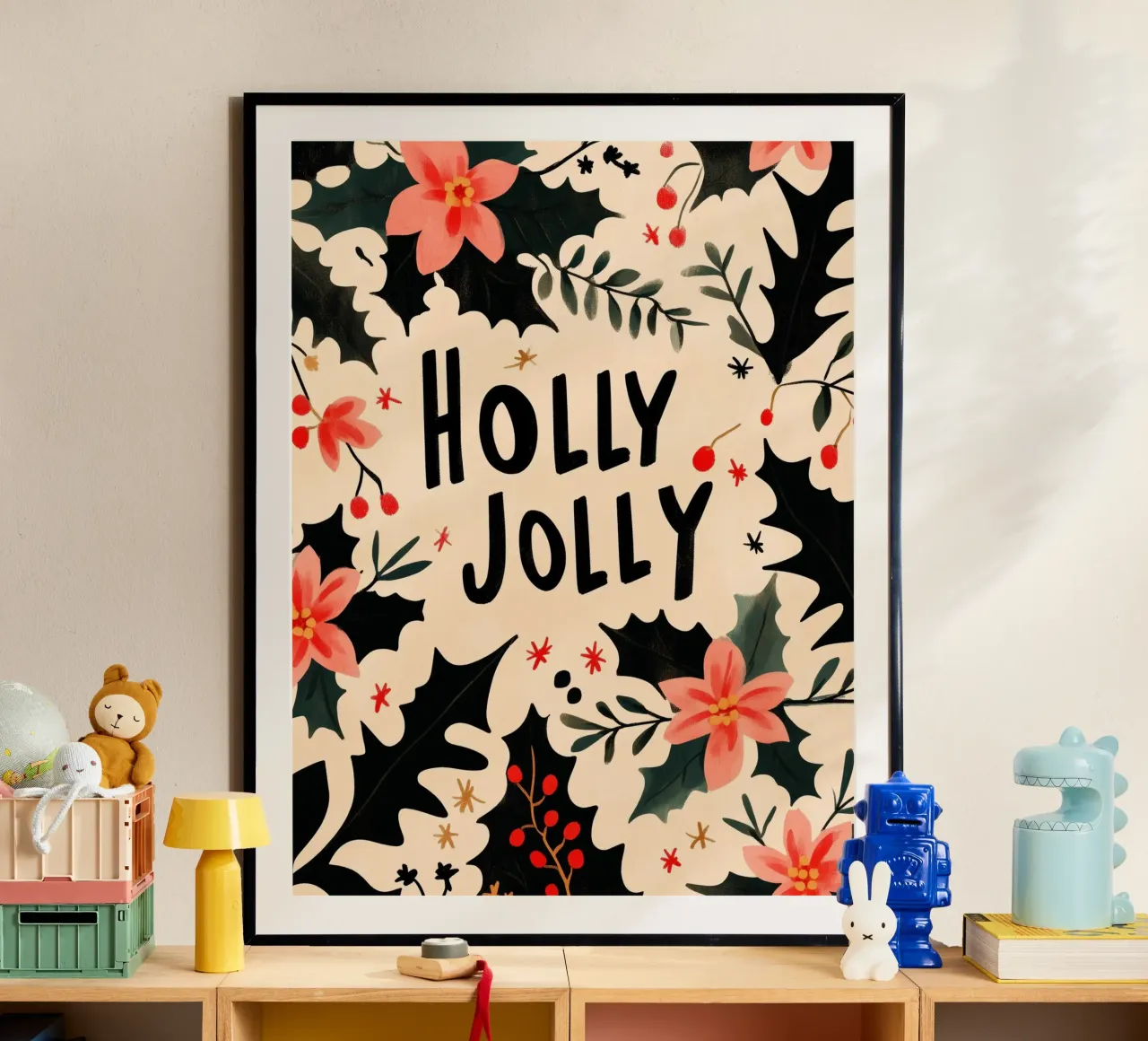 Holly Jolly No 1 carta hahnemühle da treechild