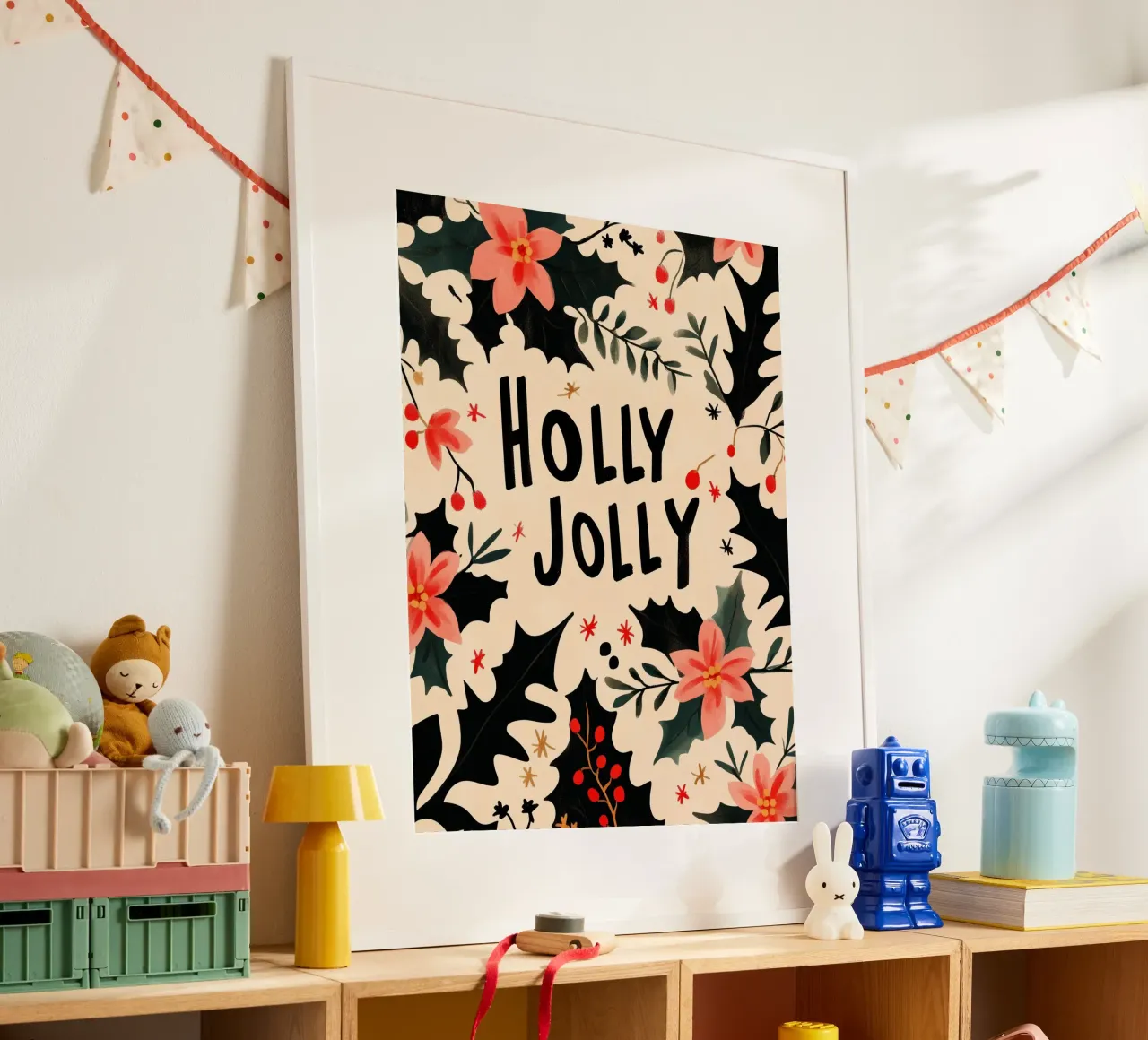 Holly Jolly No 1 carta hahnemühle da treechild