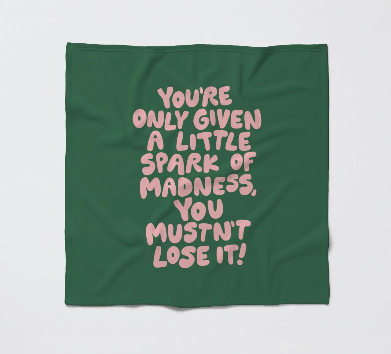 Ti è stata data solo una piccola scintilla di follia che non devi perdere coperta in pile da THE MOTIVATED TYPE