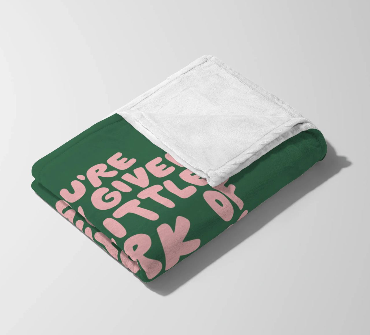 Ti è stata data solo una piccola scintilla di follia che non devi perdere coperta in pile da THE MOTIVATED TYPE