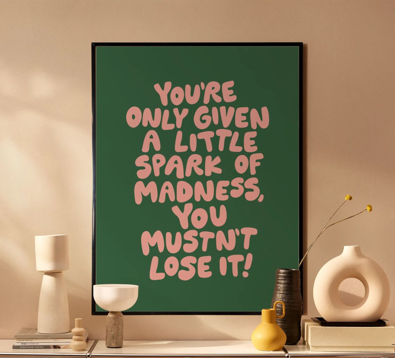 Ti è stata data solo una piccola scintilla di follia che non devi perdere carta hahnemühle da THE MOTIVATED TYPE