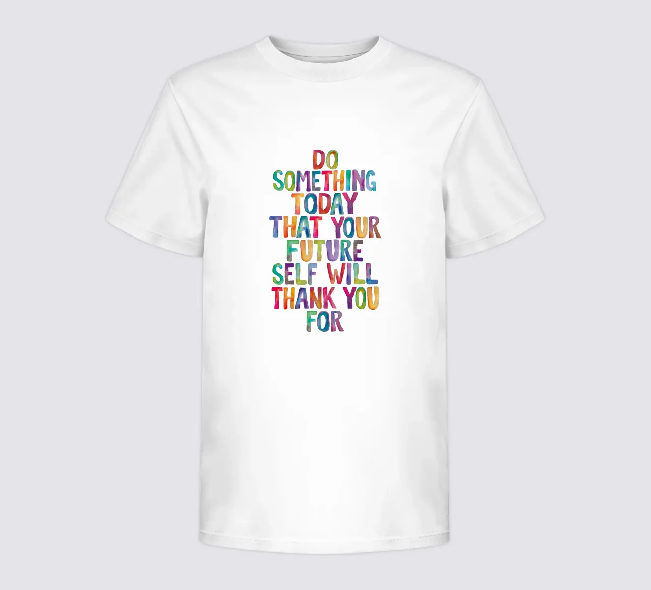Do Something Today That Your Future Self Will Thank You For kids t-shirt by THE MOTIVATED TYPE