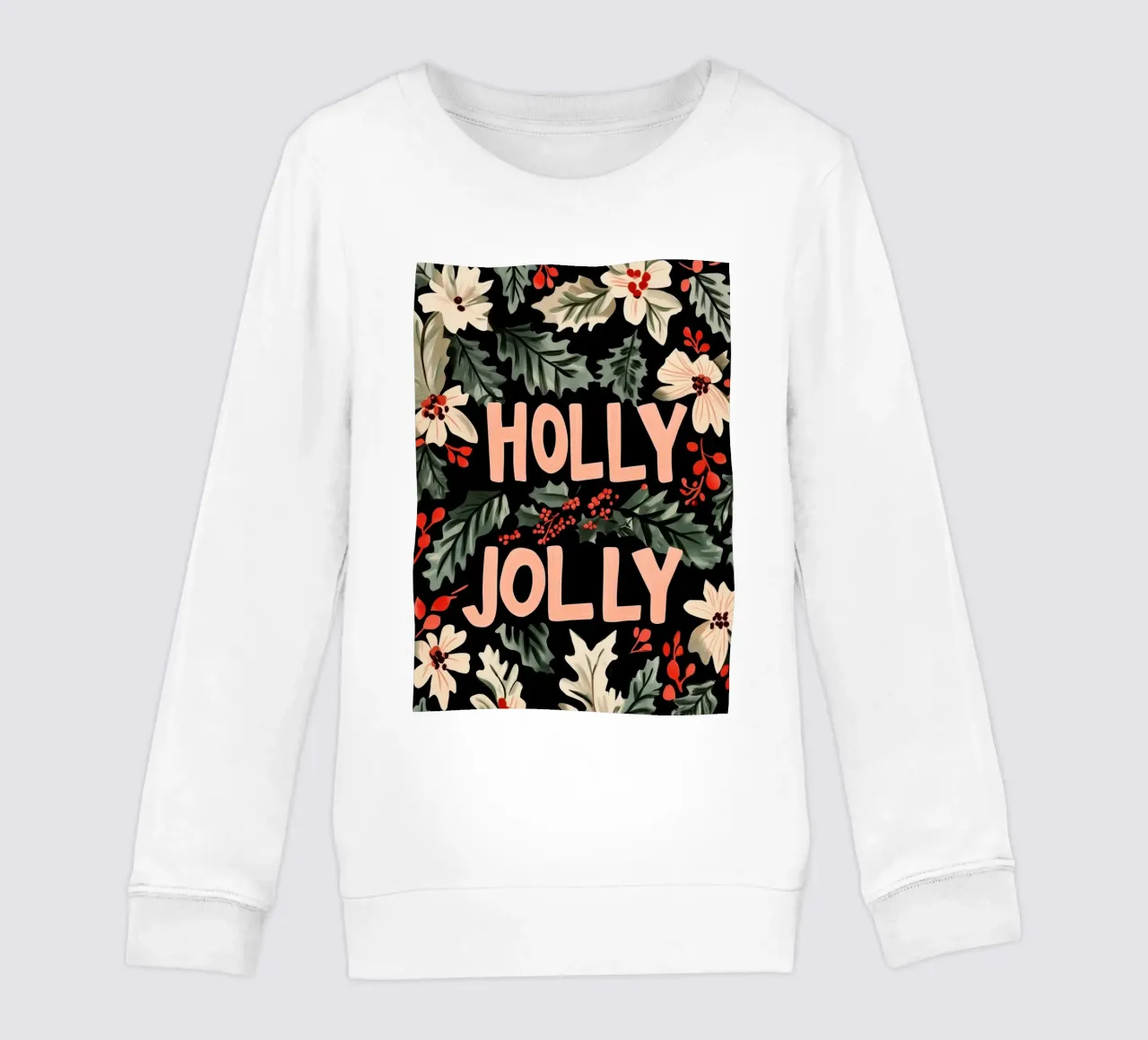 Holly Jolly No 2 felpa bambino da treechild