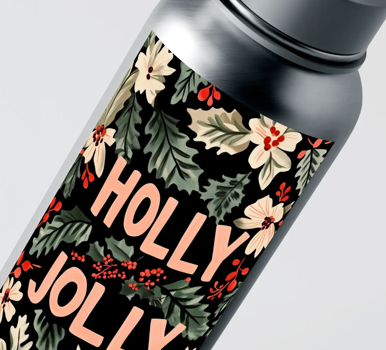 Holly Jolly No 2 sticker by treechild