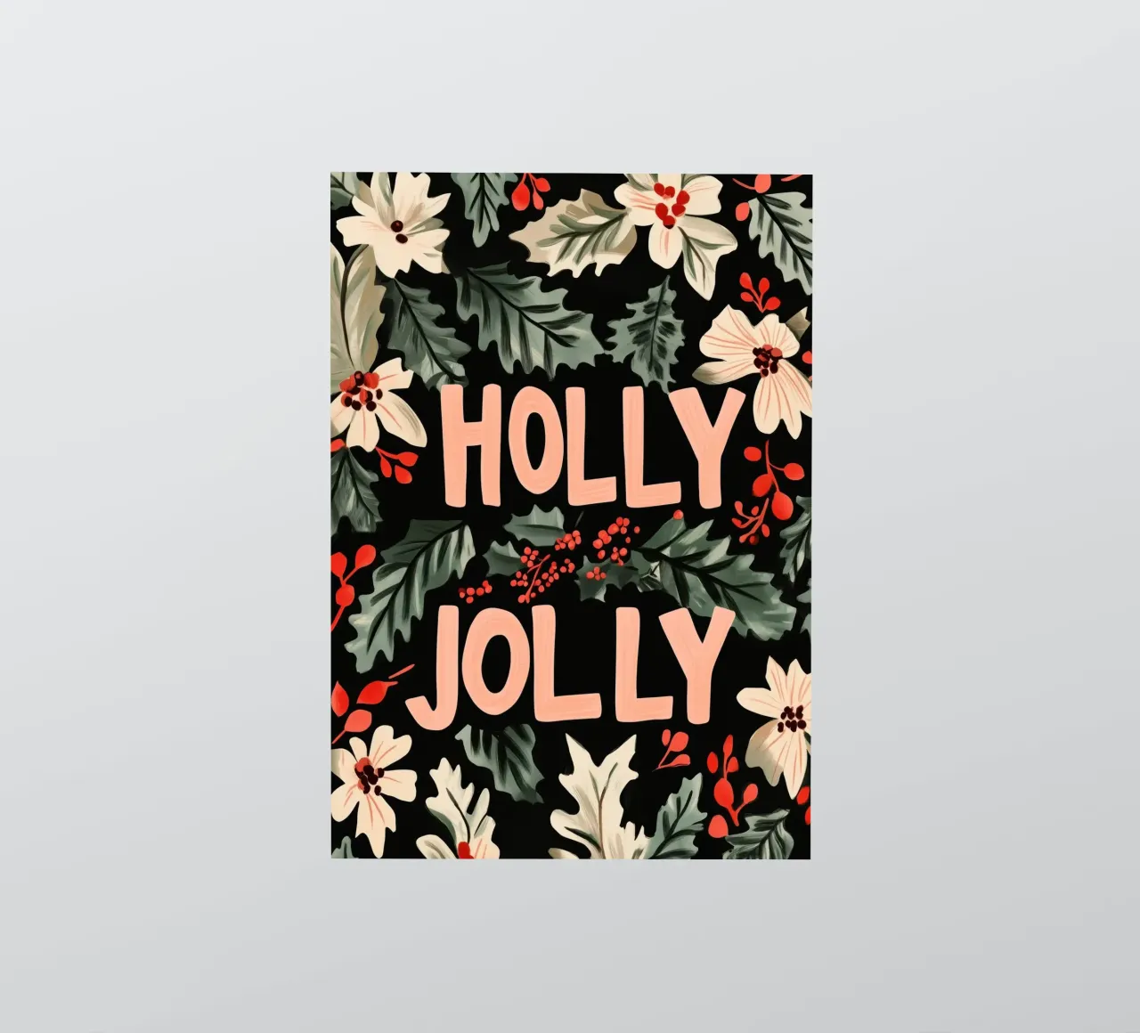 Holly Jolly No 2 sticker by treechild