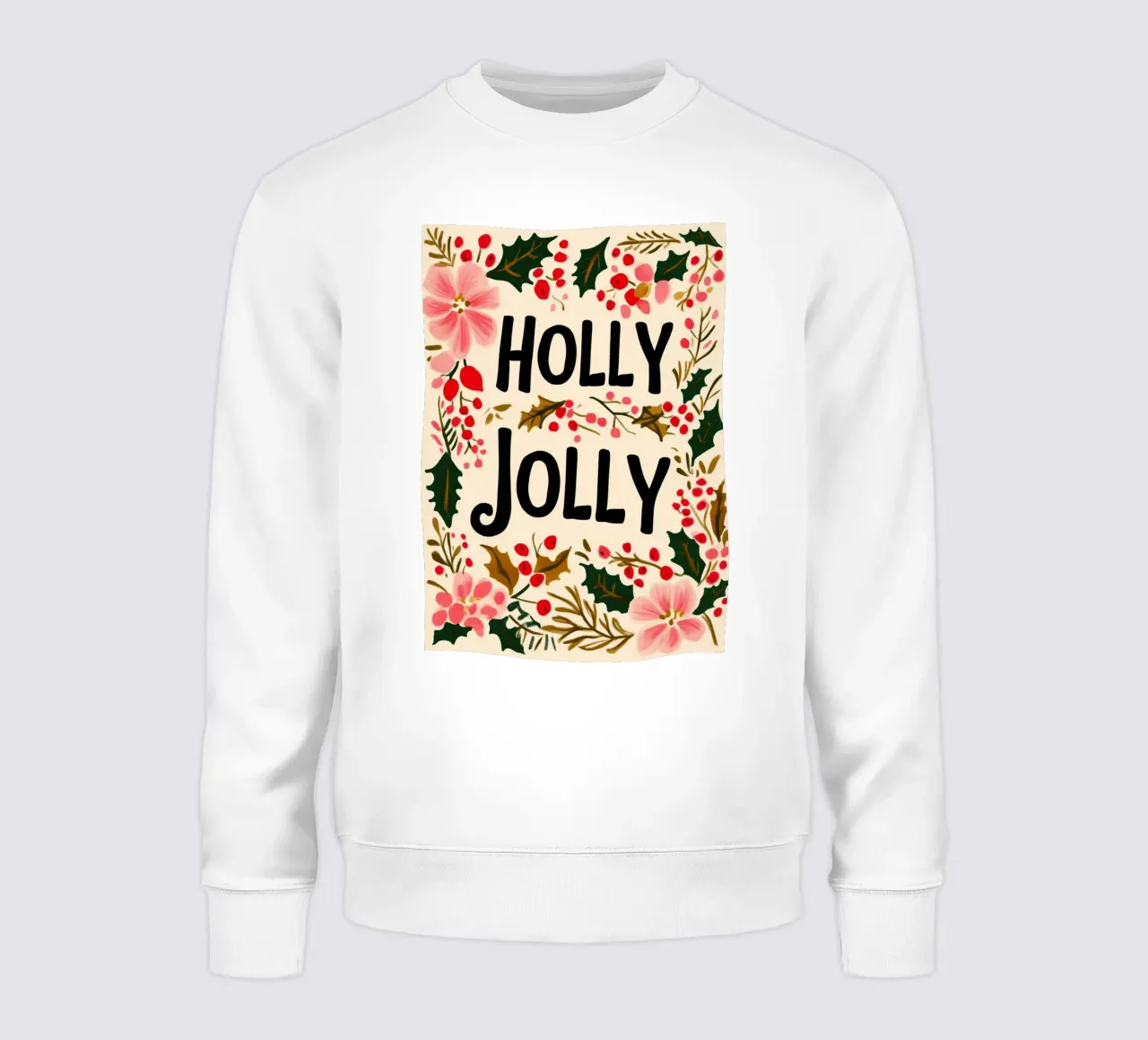 Holly Jolly No 3 felpa da treechild