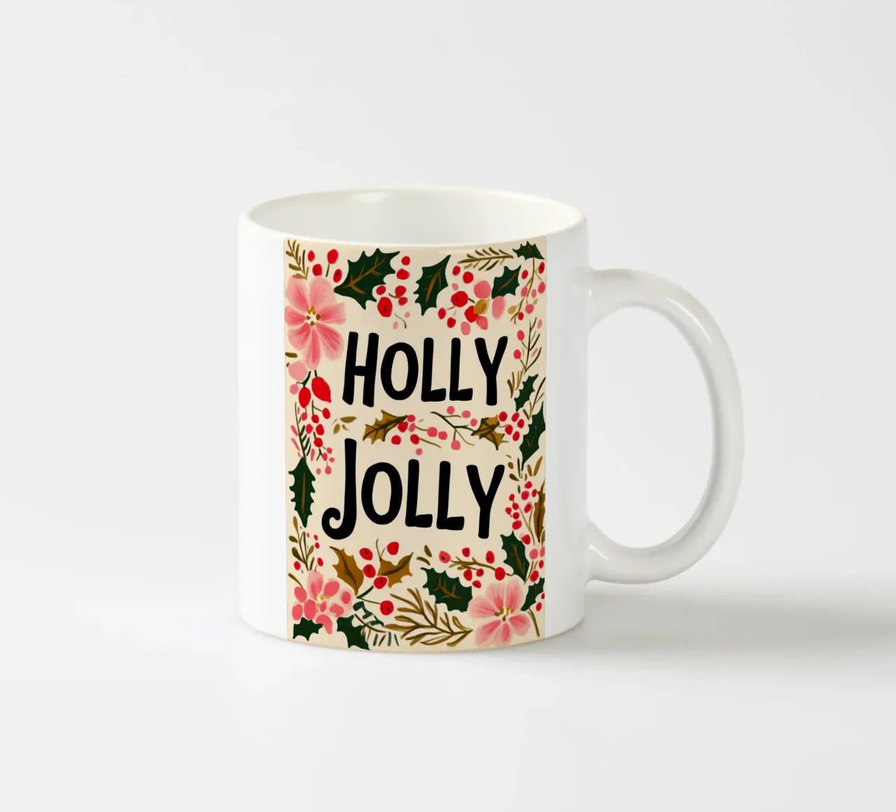 Holly Jolly No 3 tazza in ceramica da treechild