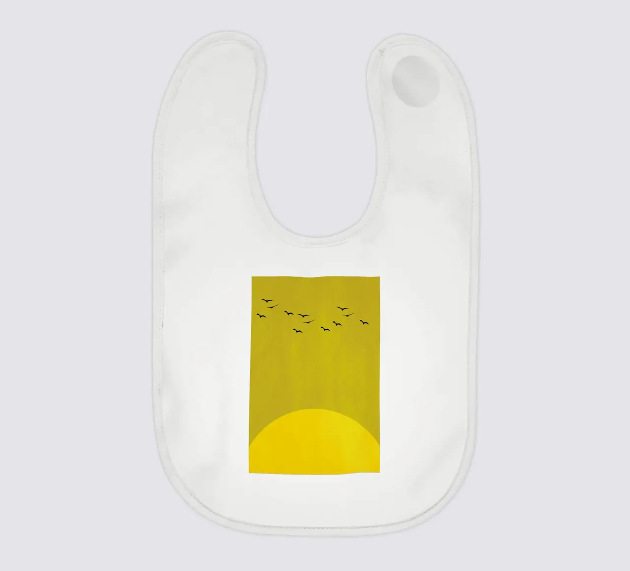Sonnentanz baby bib by Kubistika