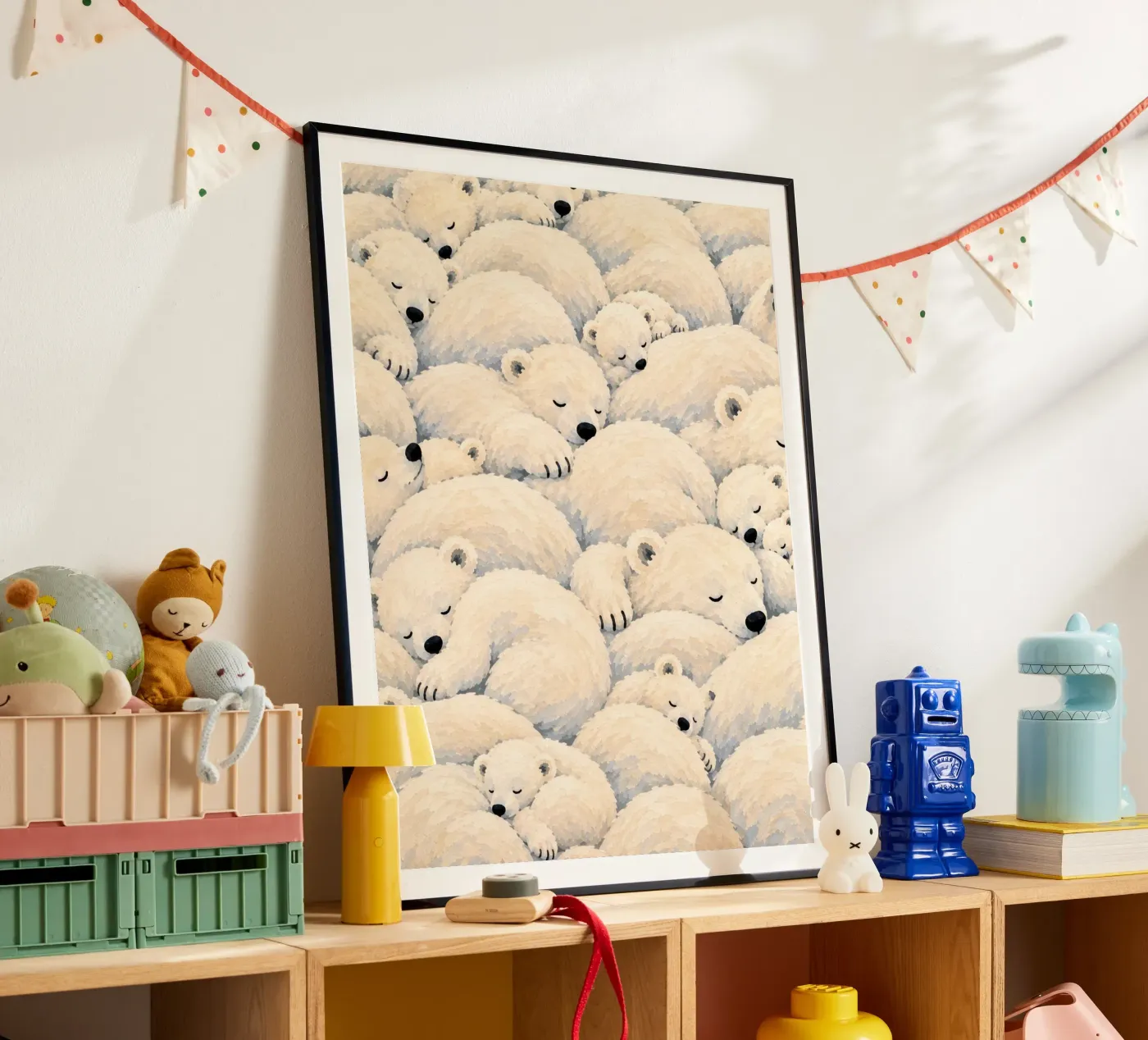 Die Eisbären Poster von Miss Tigri