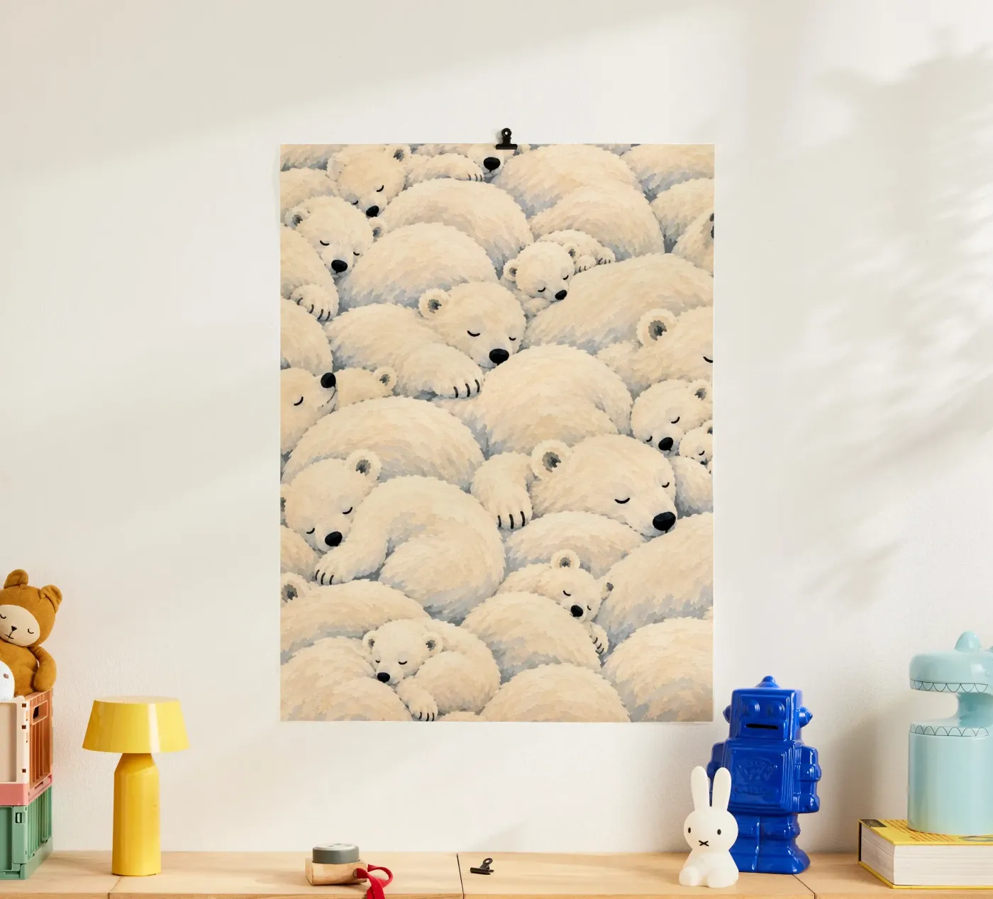 Die Eisbären Poster von Miss Tigri
