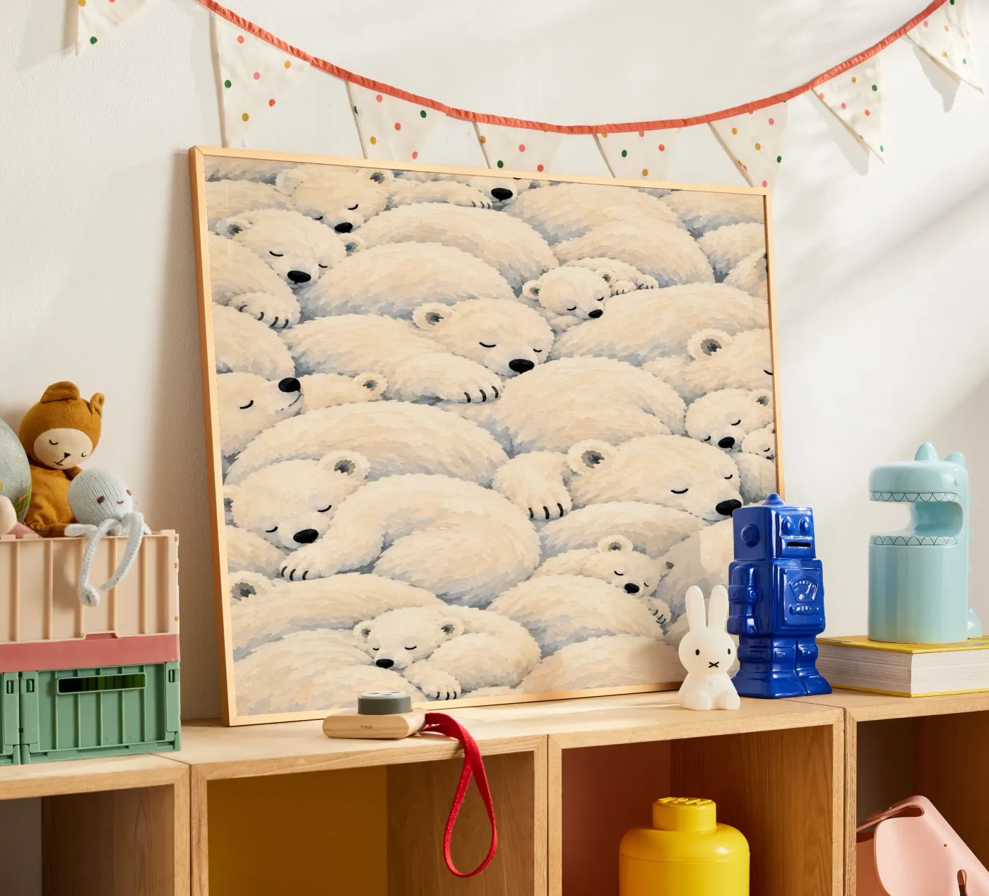 Die Eisbären Poster von Miss Tigri