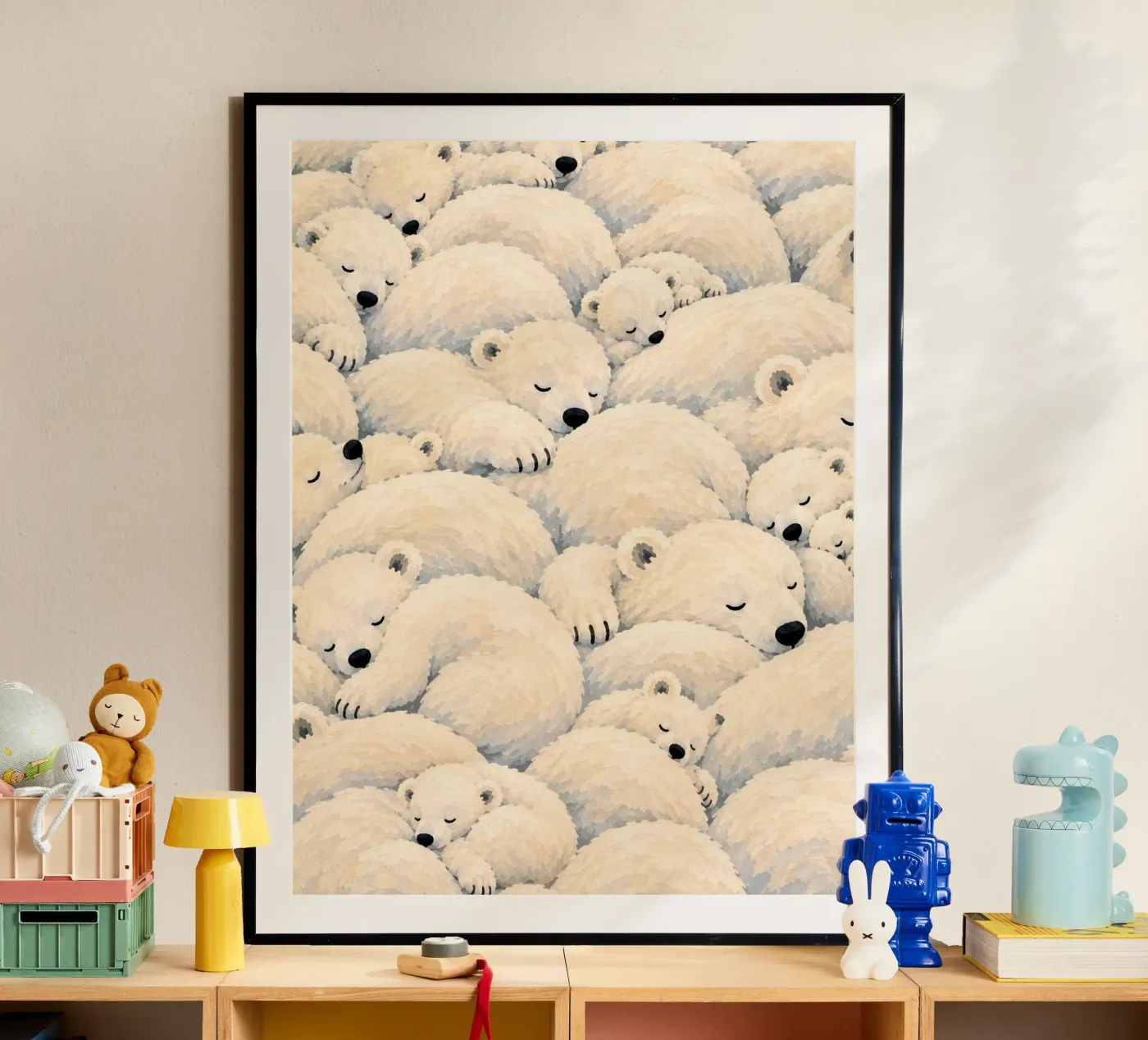 Die Eisbären Poster von Miss Tigri