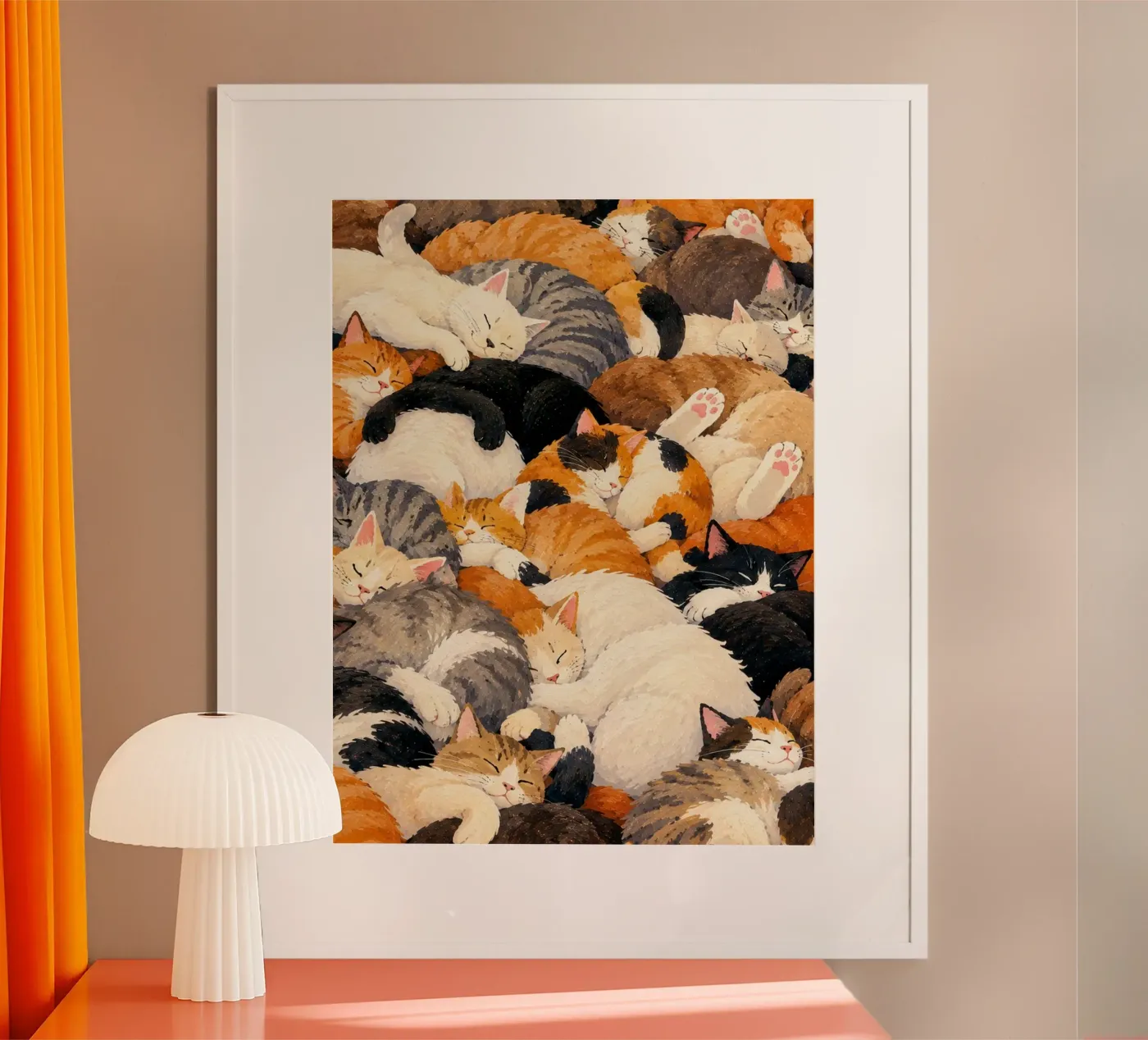 Katten poster van Miss Tigri