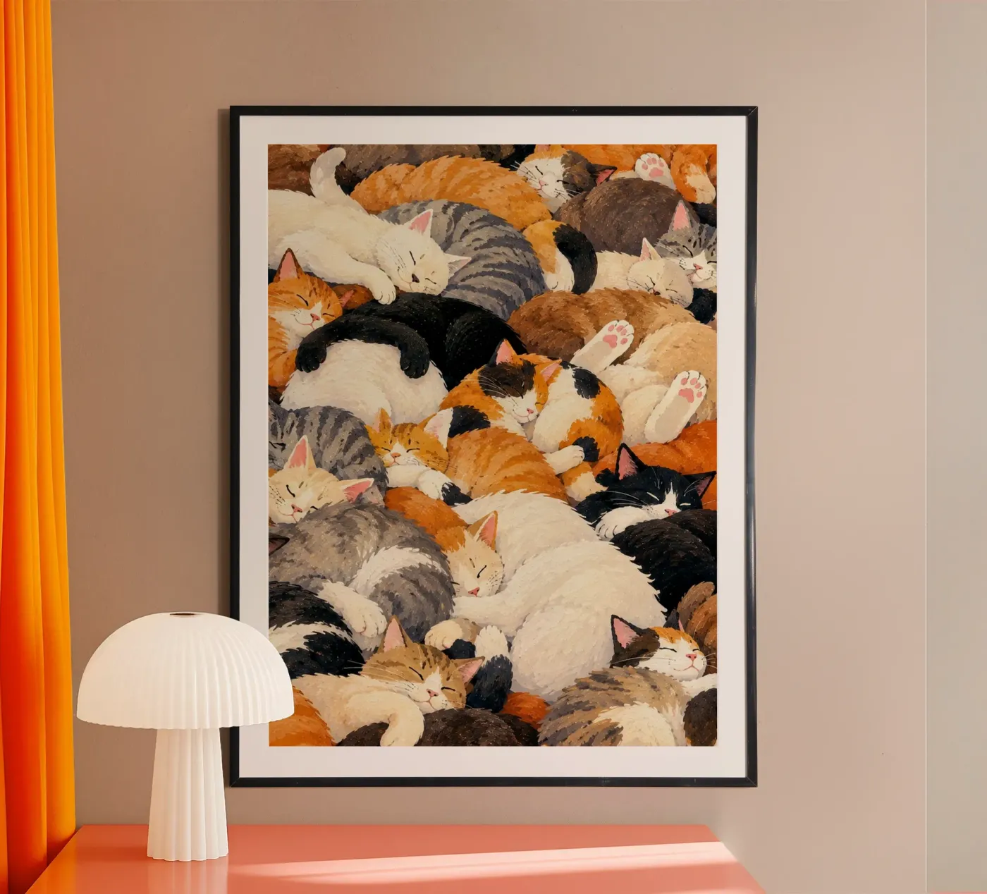 Katten poster van Miss Tigri