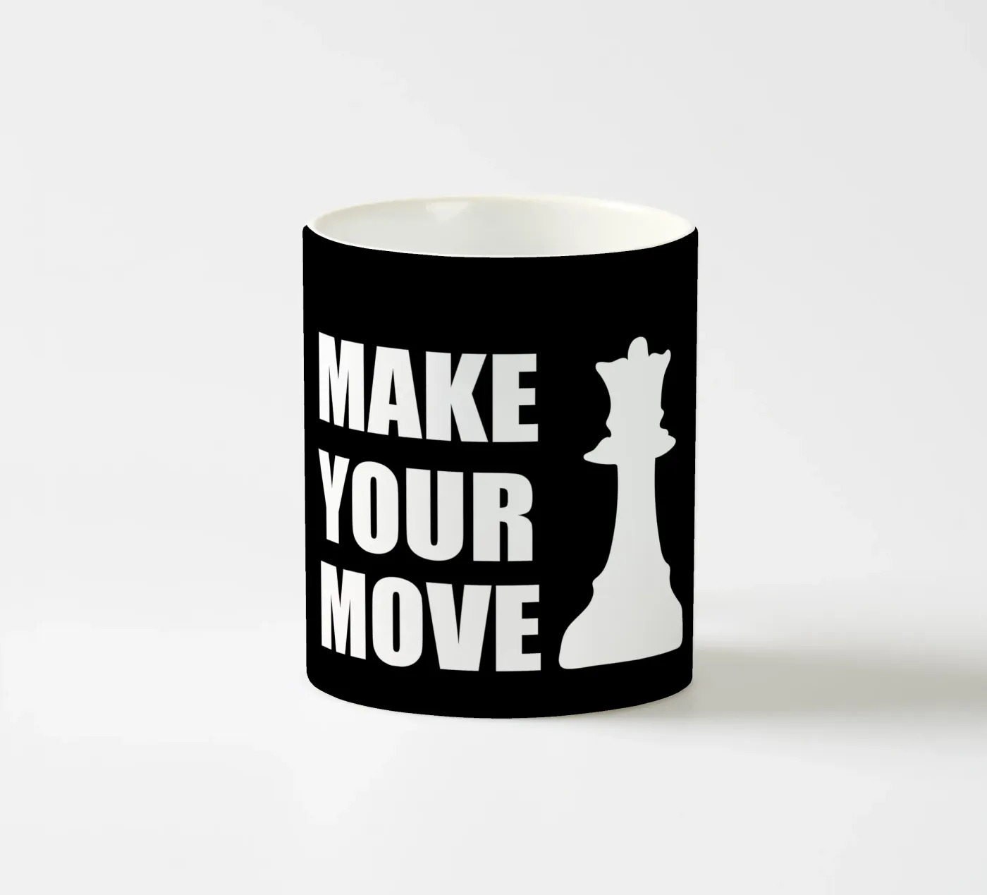 Make your chess move ceramic mug by happieeagle