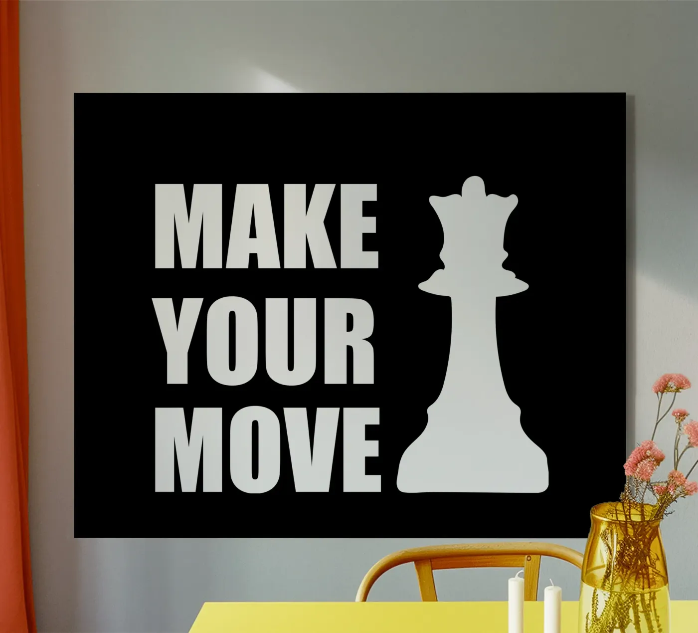 Make your chess move Acryl-Glas von happieeagle