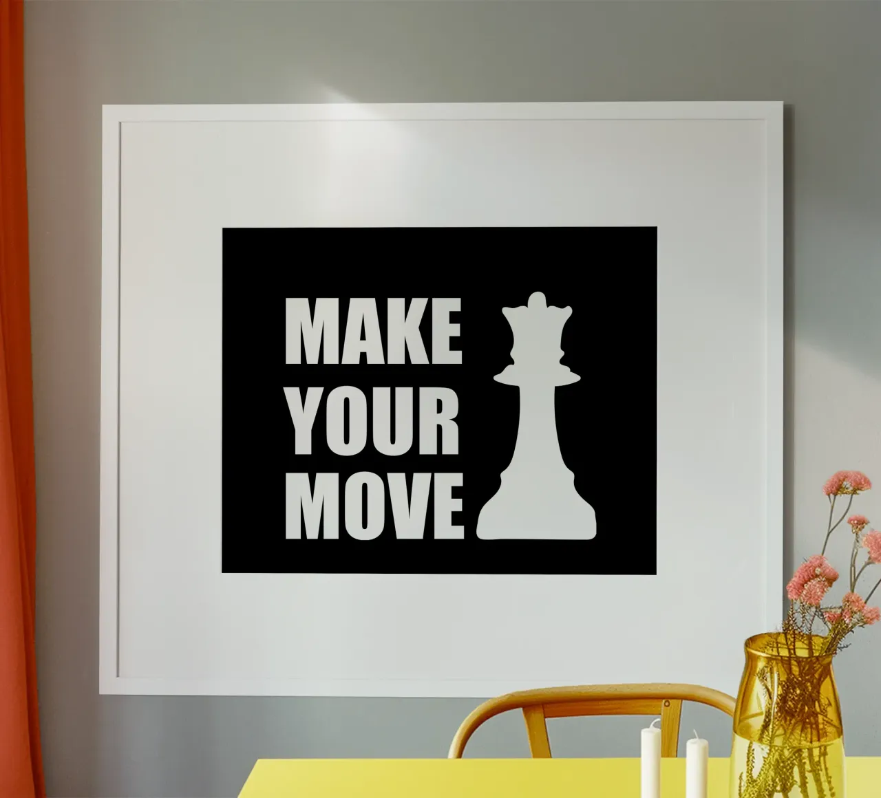 Make your chess move poster by happieeagle