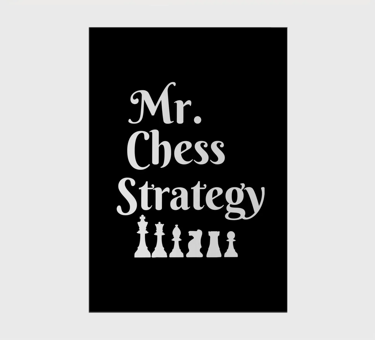Mr chess strategy notebook by happieeagle