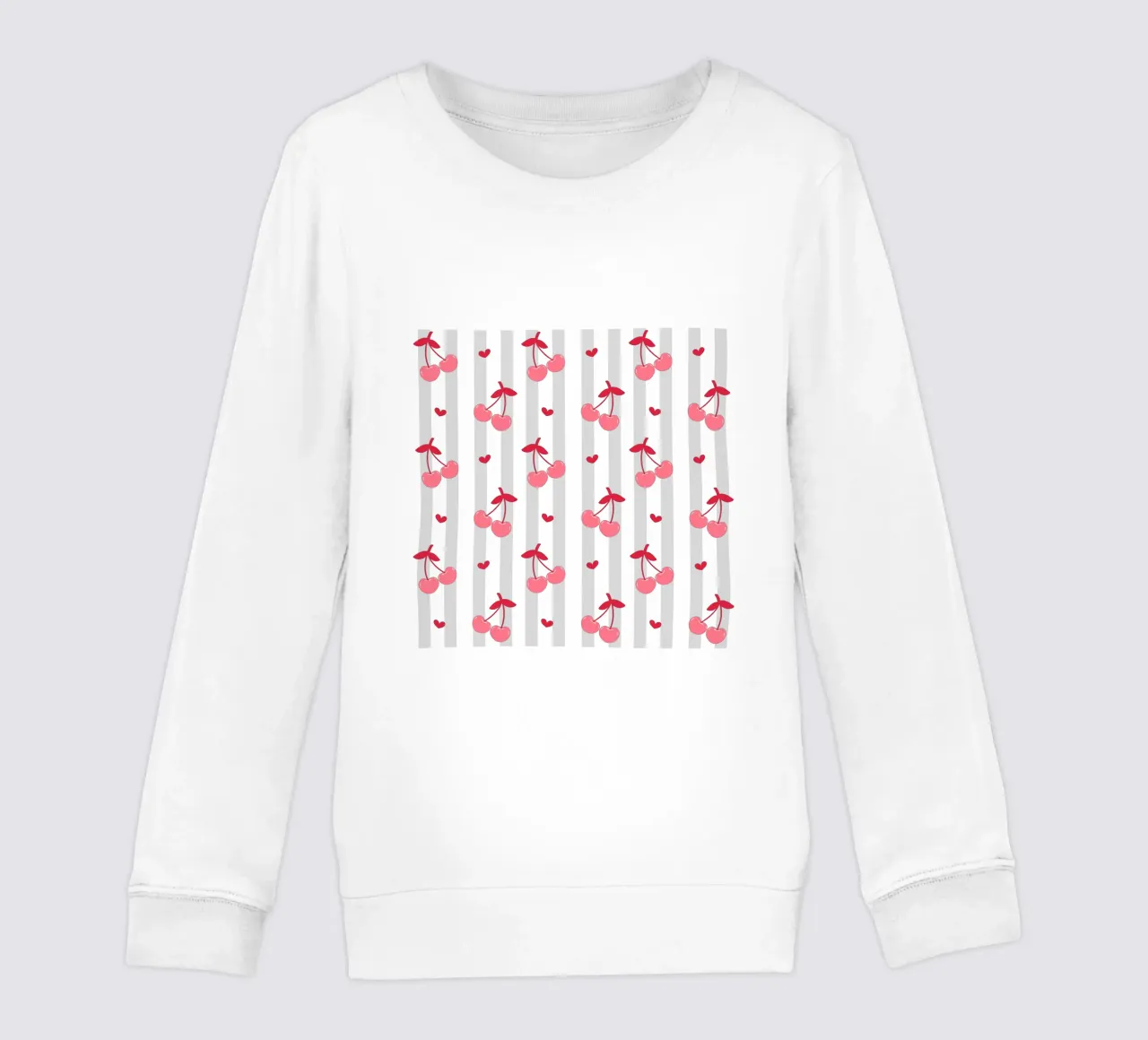 Pink Cherry bow print, Cherrry Bow Coquette print felpa bambino da pdigitalprints