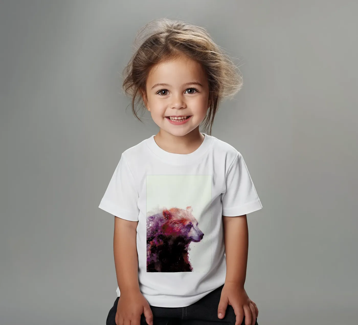 Calm kids t-shirt by Amy Hamilton