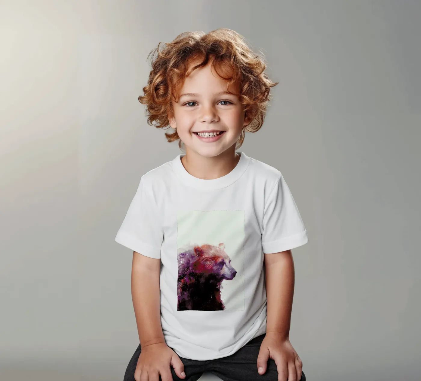 Calm kids t-shirt by Amy Hamilton