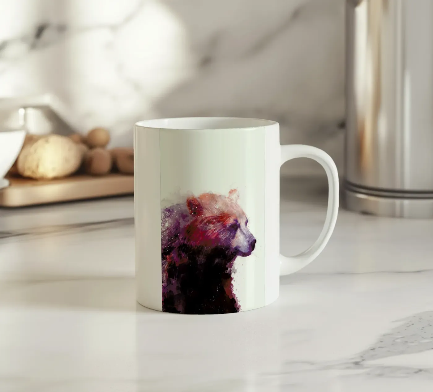 Calm ceramic mug by Amy Hamilton