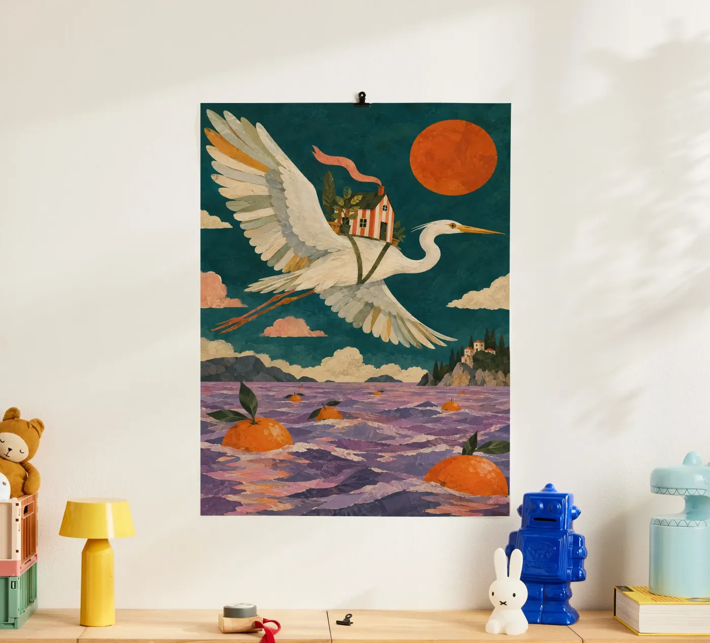 Storch Poster von Alina