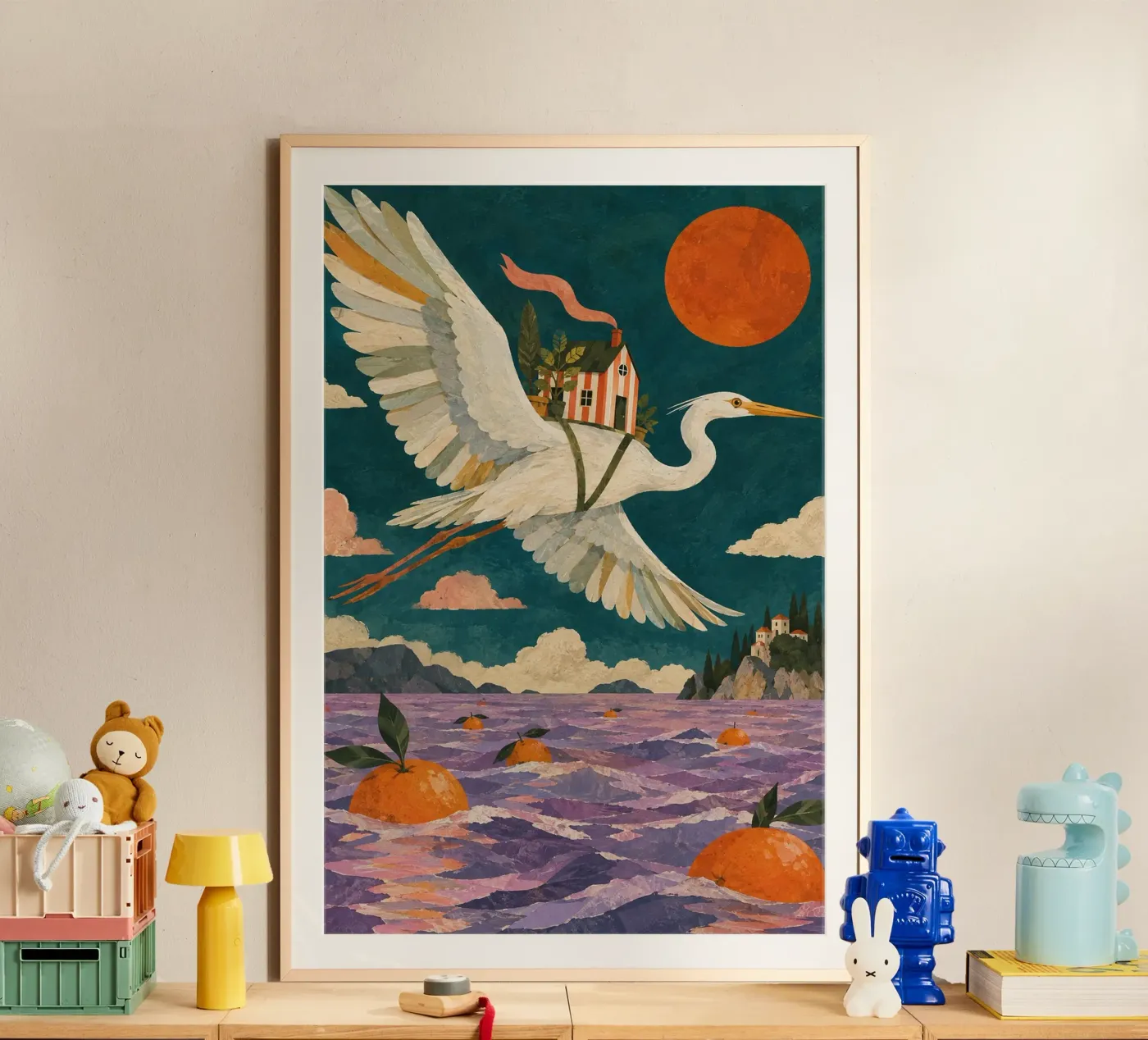Storch Poster von Alina