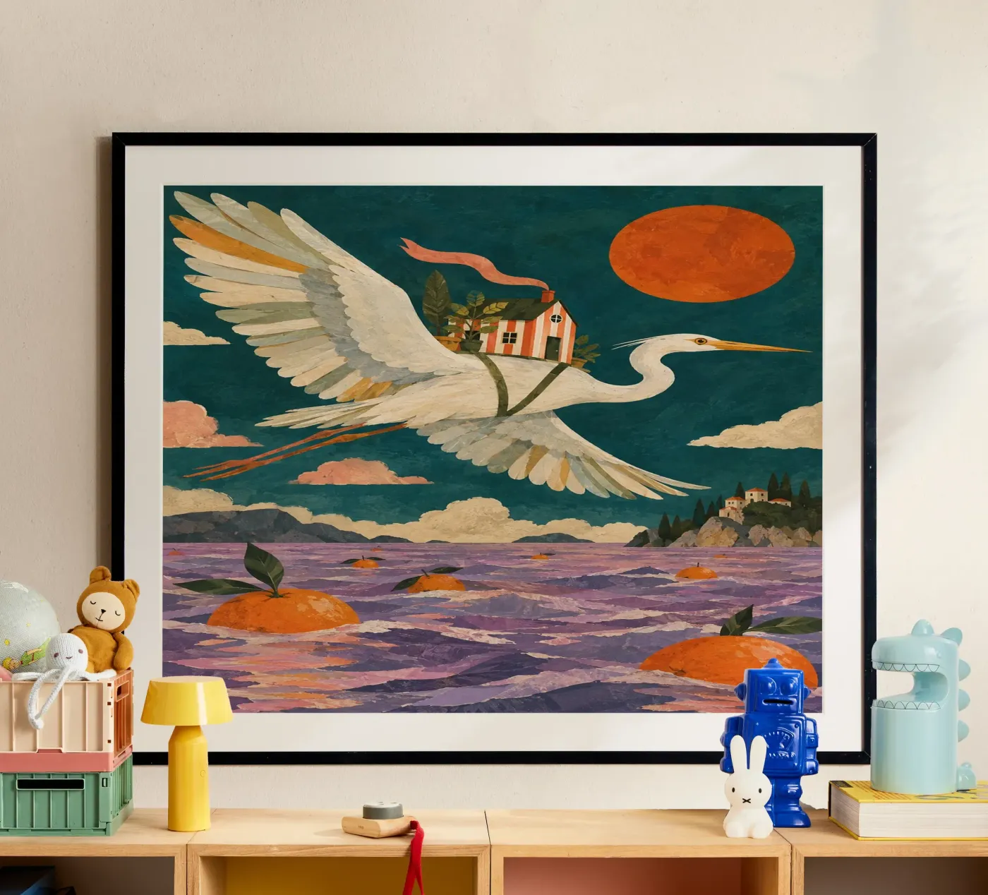 Storch Poster von Alina