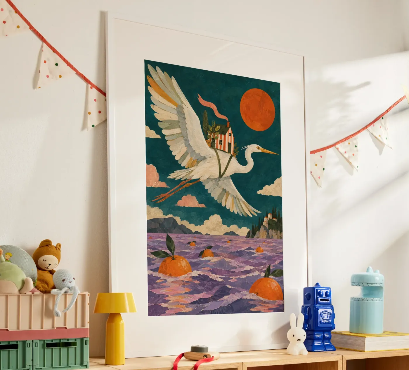 Storch Poster von Alina