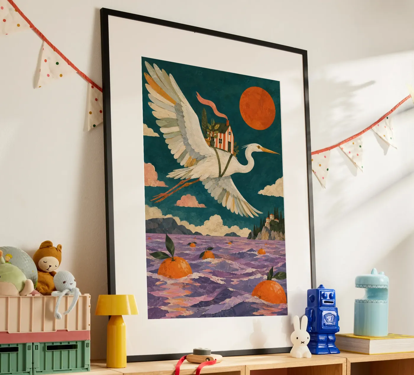 Storch Poster von Alina