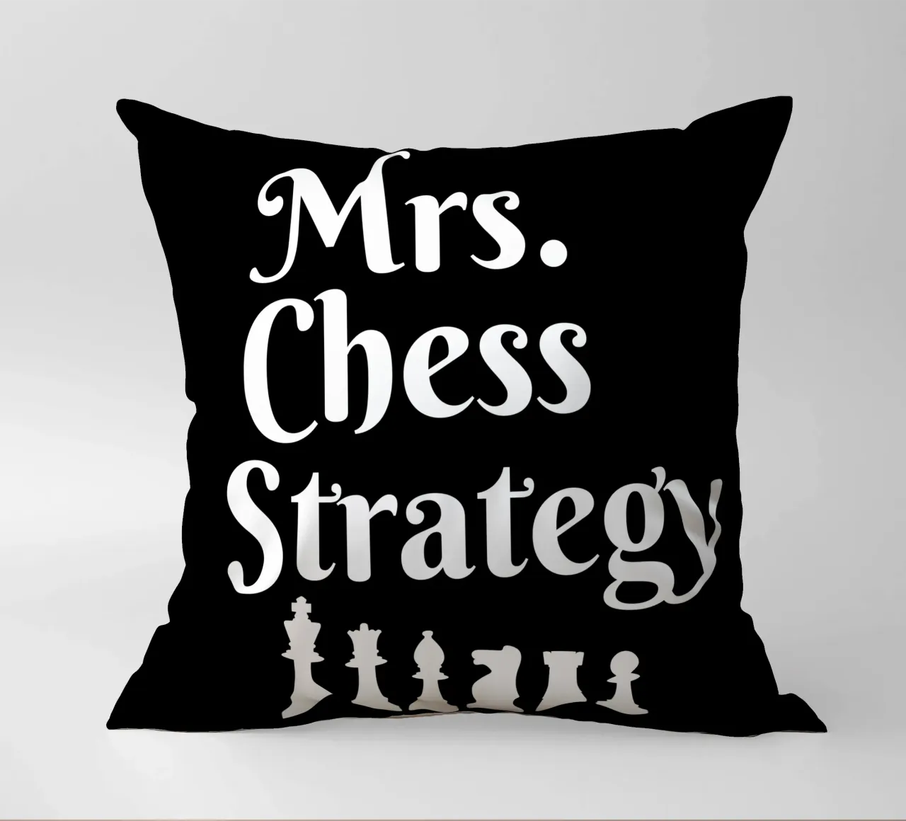Mrs Chess strategy cuscino da happieeagle