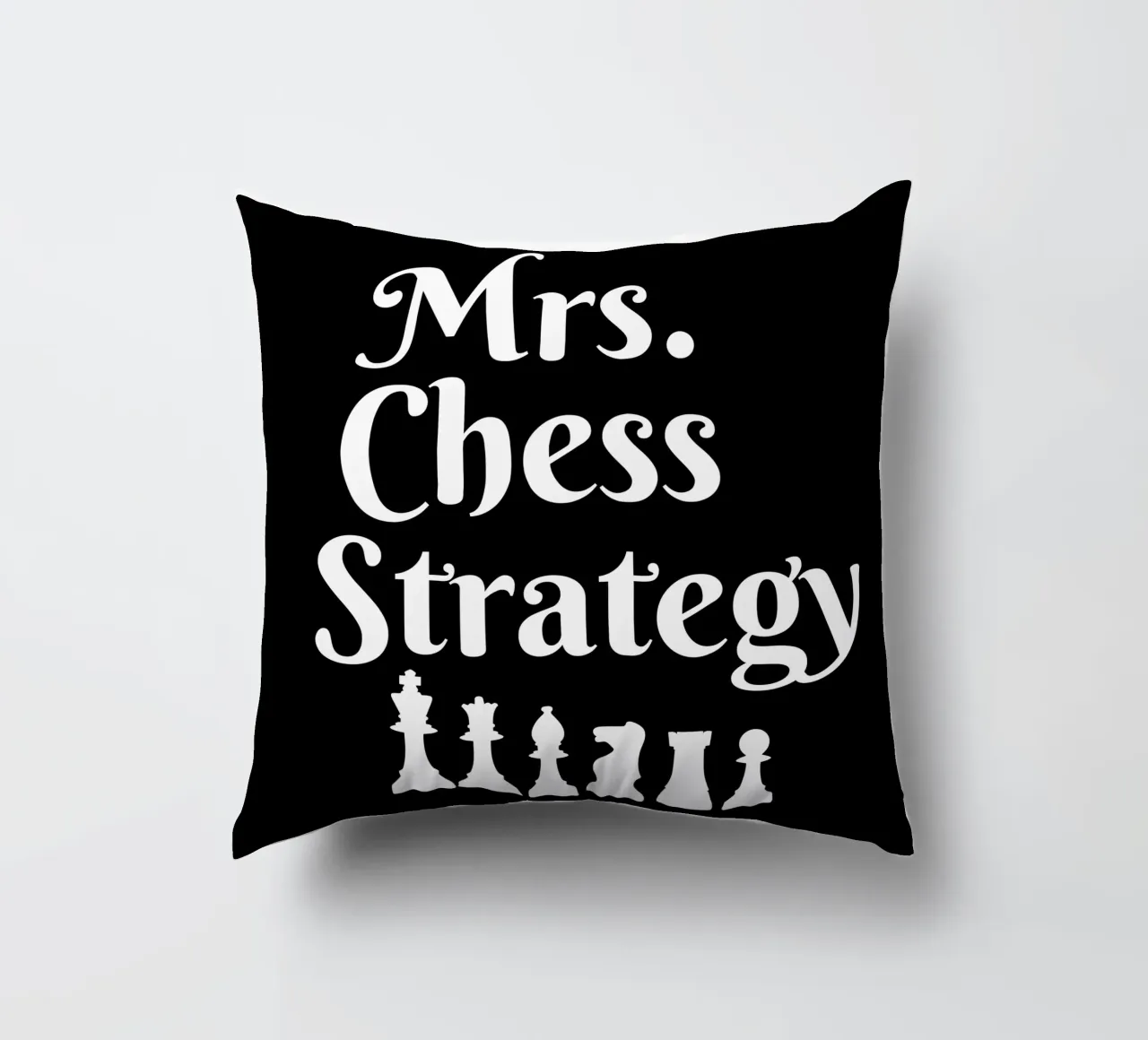 Mrs Chess strategy cuscino da happieeagle