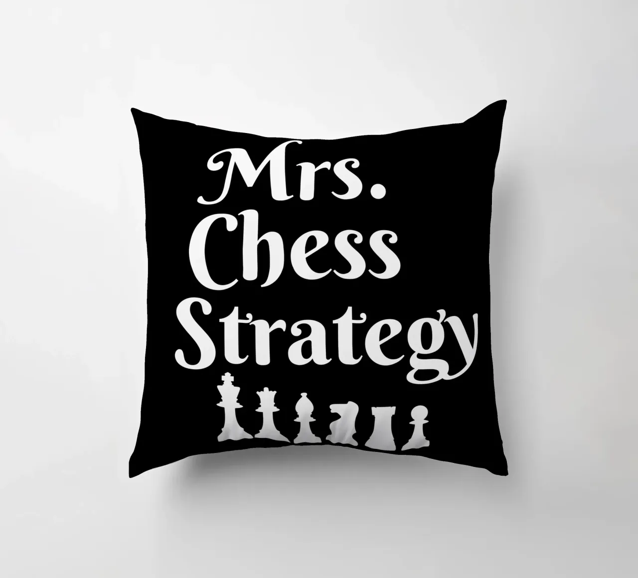 Mrs Chess strategy cuscino da happieeagle