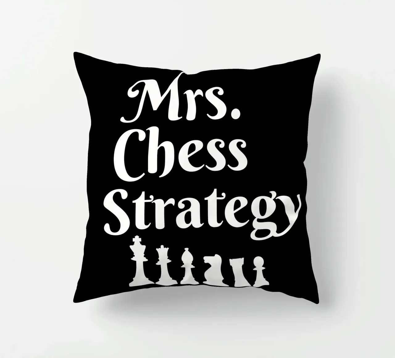 Mrs Chess strategy cuscino da happieeagle