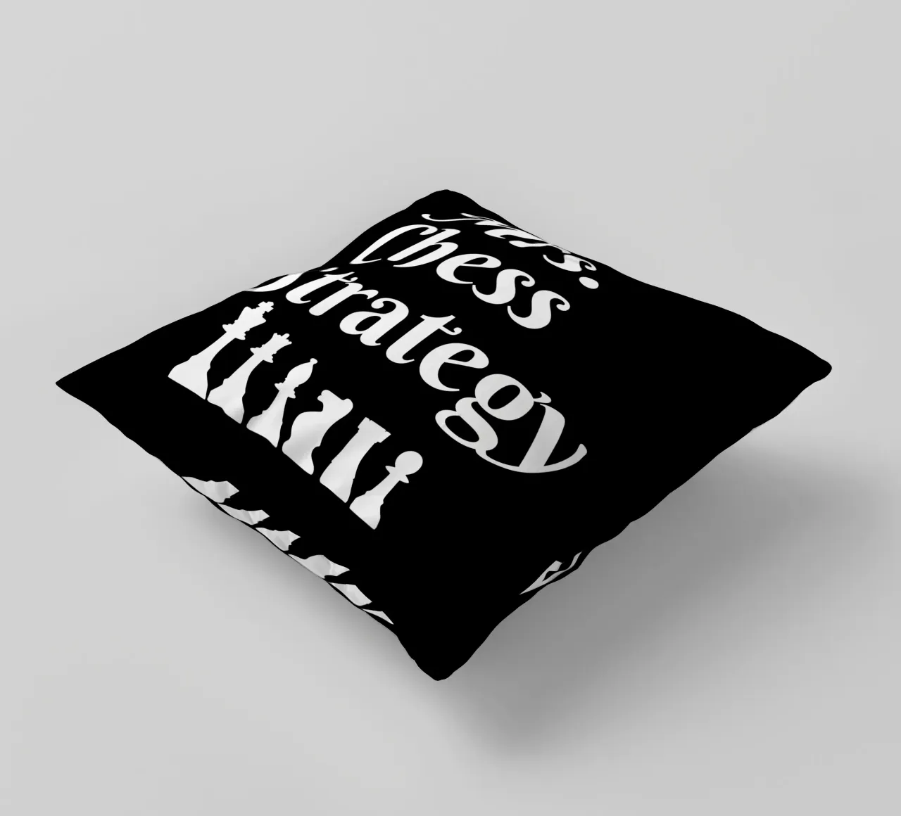 Mrs Chess strategy cuscino da happieeagle
